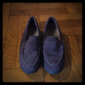 Clark’s Purple slip-ons